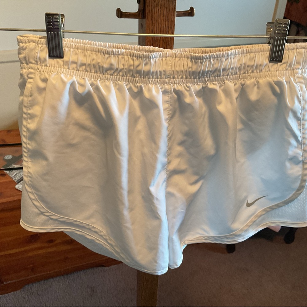 Nike Dri-FIT White Shorts